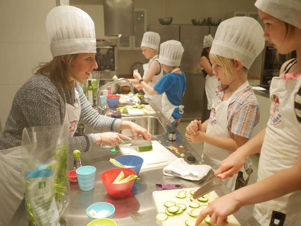 Matlagningskurs för barnen hos Småkockarna på Lidingö