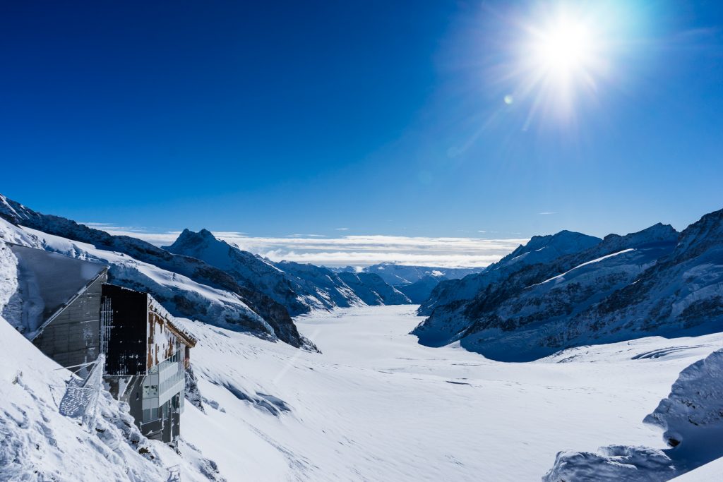 Glacier Plateau på Jungfraujoch 