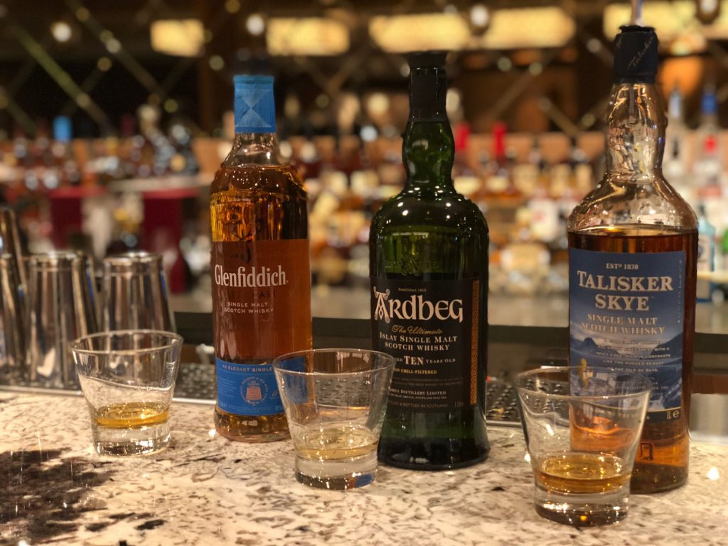 Whisky på Norwegian Bliss