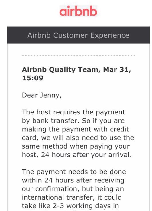 Hur min fru (nästan) blev lurad på airbnb - och tips på hur du inte blir lurad!
