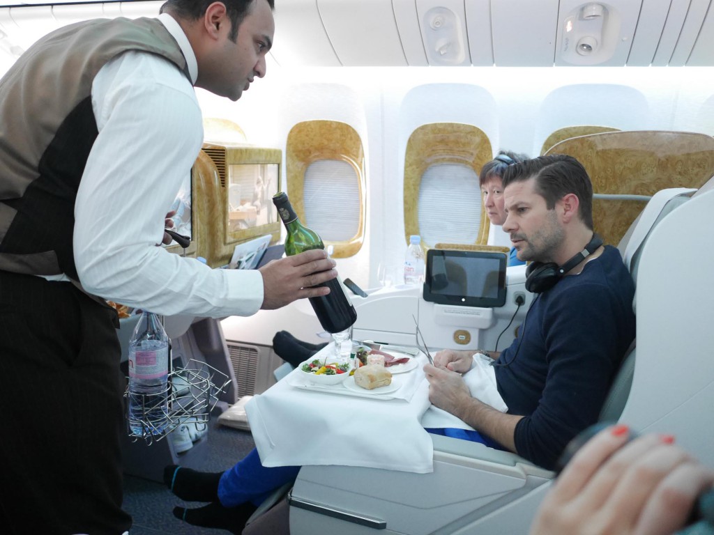 Business class med Emirates