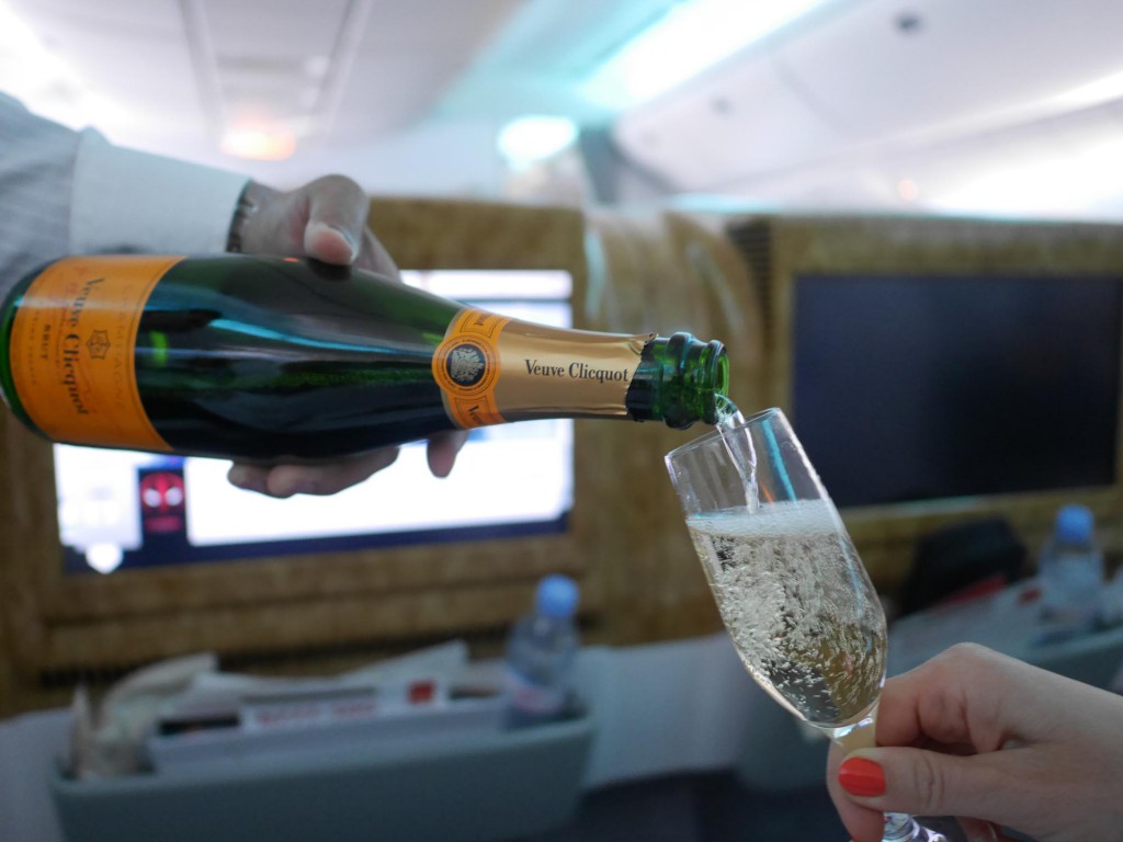 Business class med Emirates