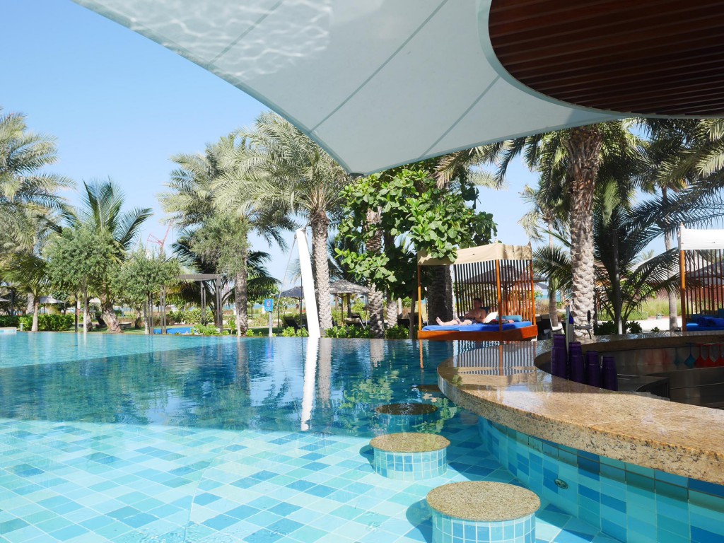 Ritz Carlton Dubai pool