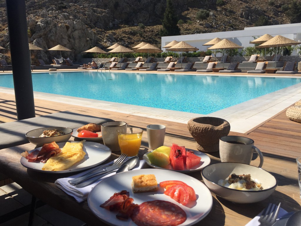 Frukost på Casa Cook Rhodos