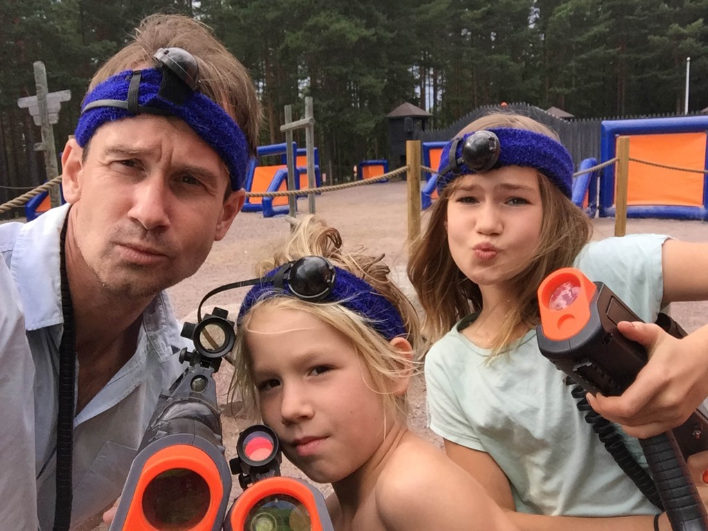 Fun Laser tag på Leksand Sommarland