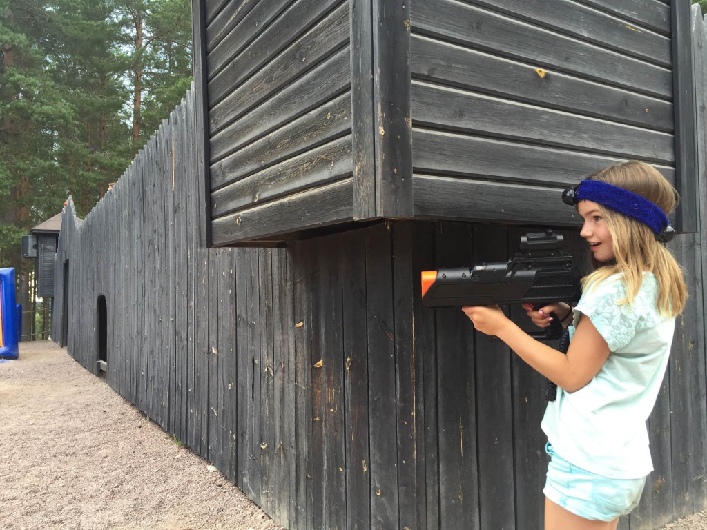 Fun Laser tag på Leksand Sommarland