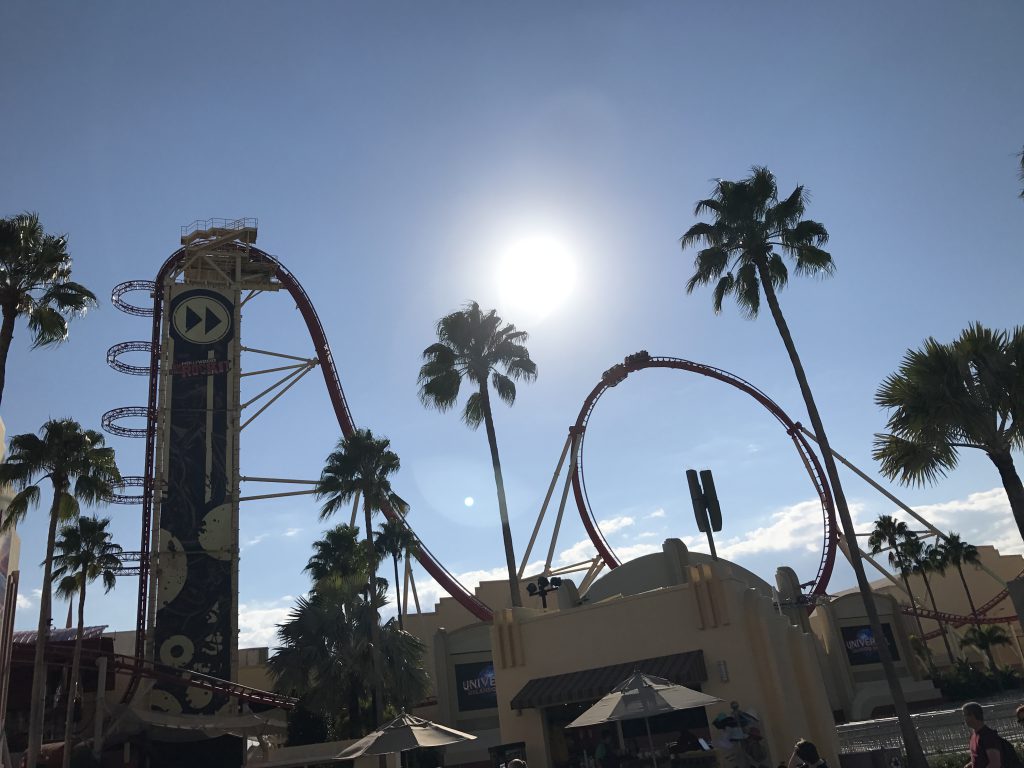 Universal Orlando Berg- och dalbanan Hollywood Rip Ride Rockit