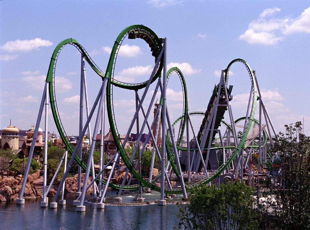 Universal Orlando Berg- och dalbana THE INCREDIBLE HULK