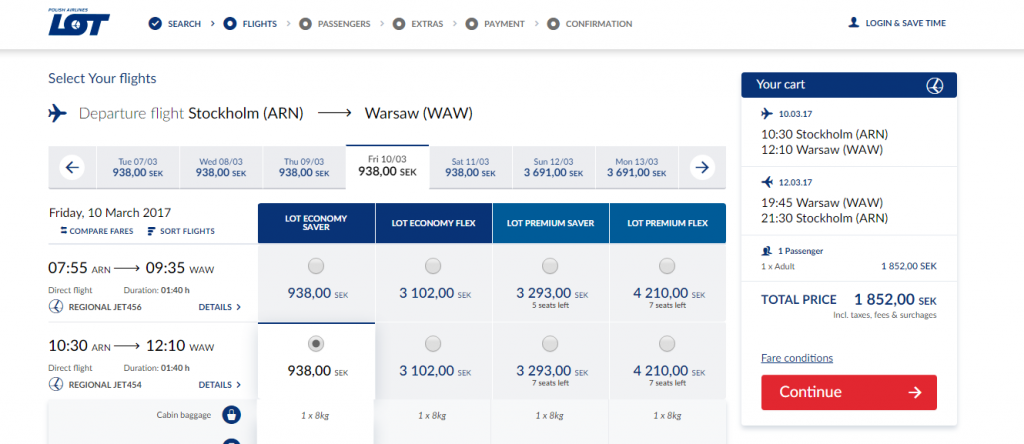 Planering Warsawaweekend