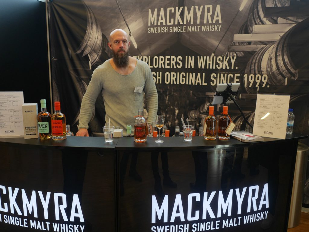 Mackmyra på Destillat Stockholm