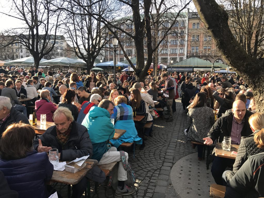 Biergarten am Vikualienmarkt