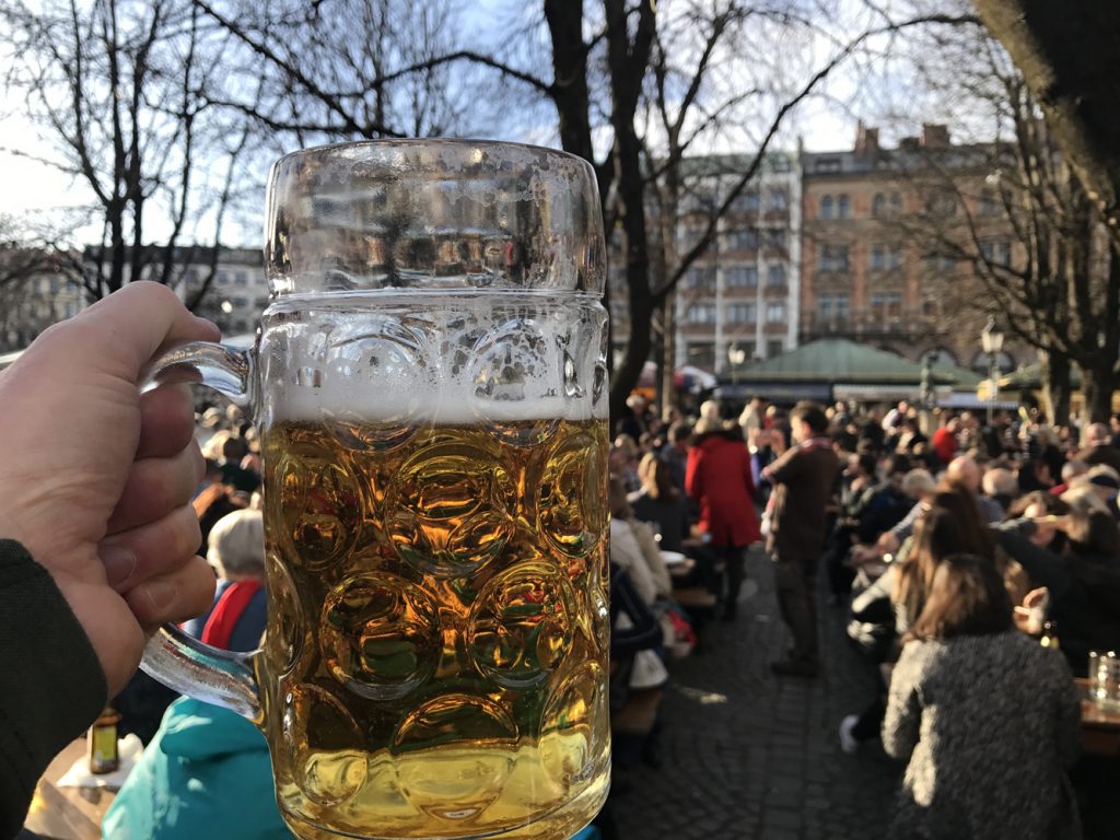 Biergarten am Vikualienmarkt