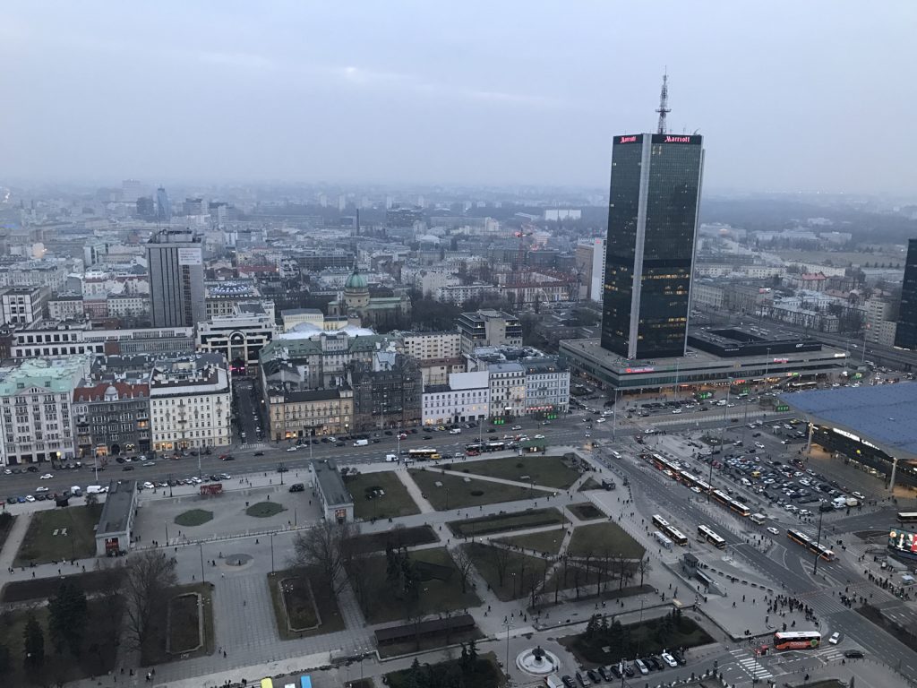 Sightseeing i Warszawa Palace of Culture and Science