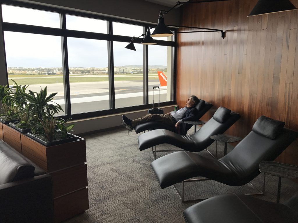 VIP-lounge på Maltas Flygplats