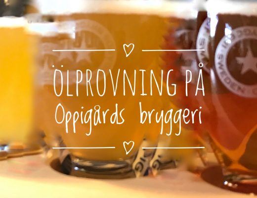 Ölprovning på Oppigårds bryggeri