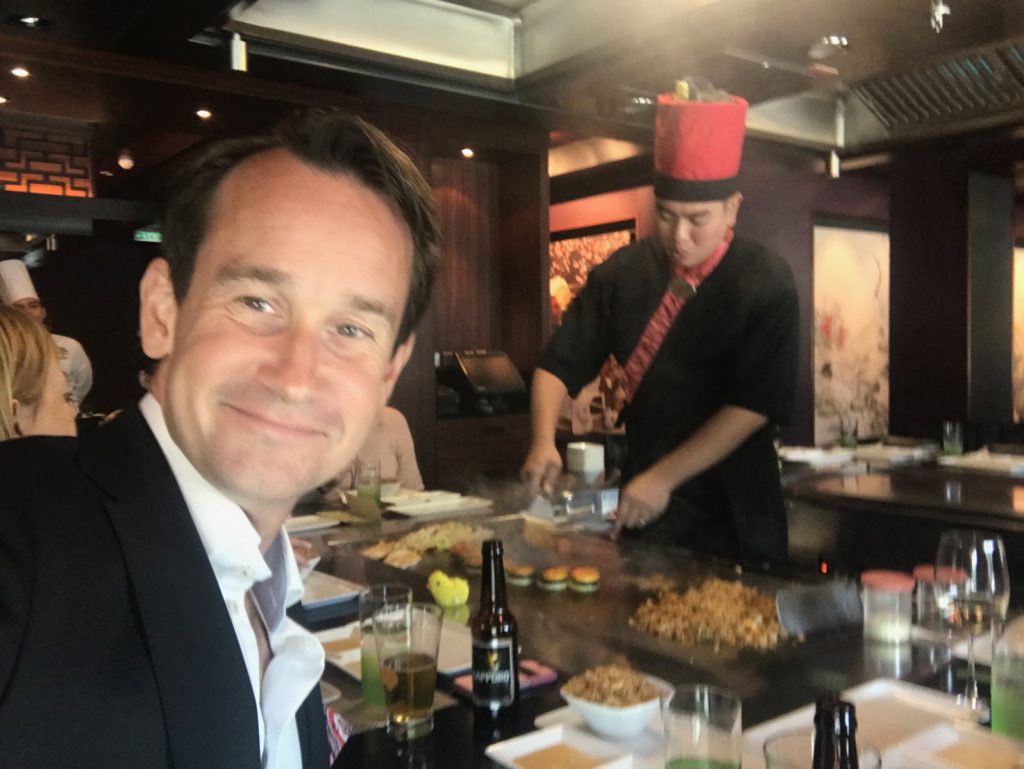 Teppanyaki på Norwegian Getaway 