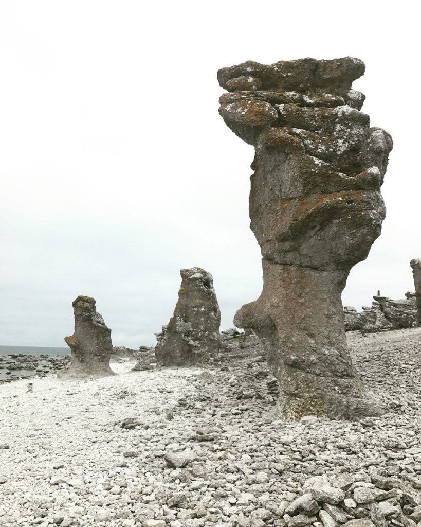 Raukar på Fårö