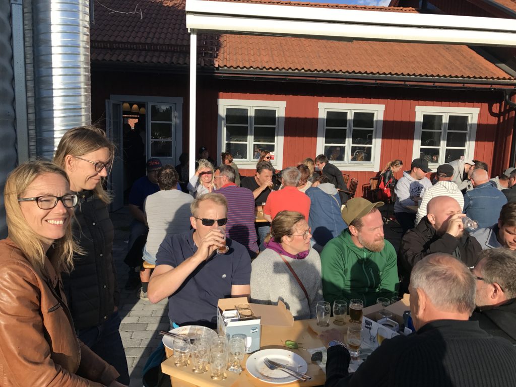 Ölprovning på Oppigårds bryggeri