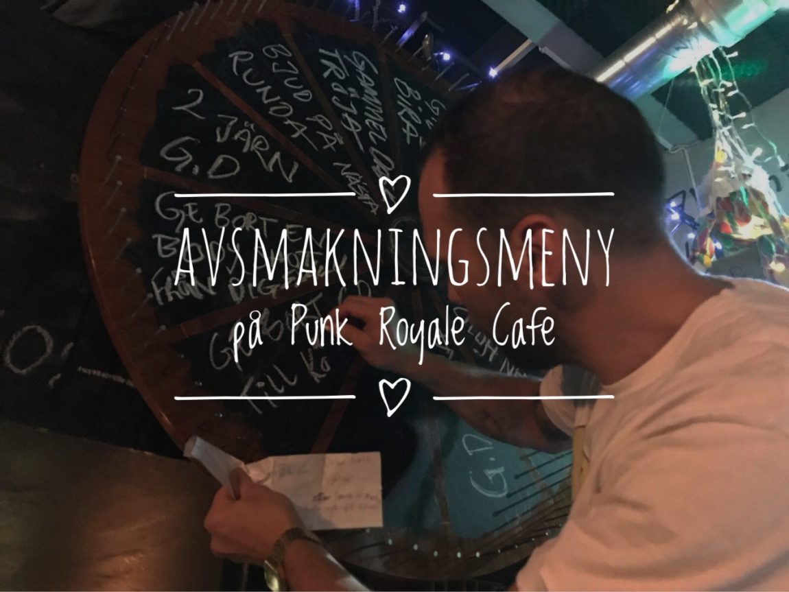 Avsmakningsmeny på Punk Royale Cafe