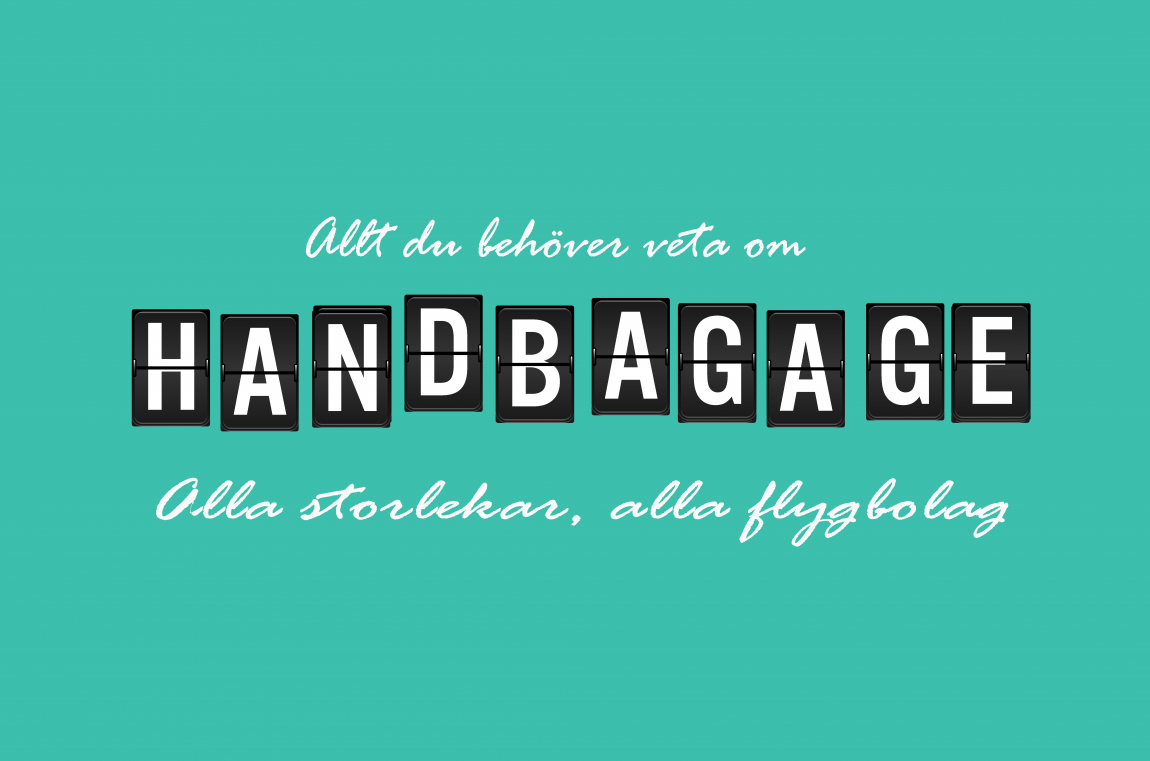 Handbagage - mått och vikt för handbagage
