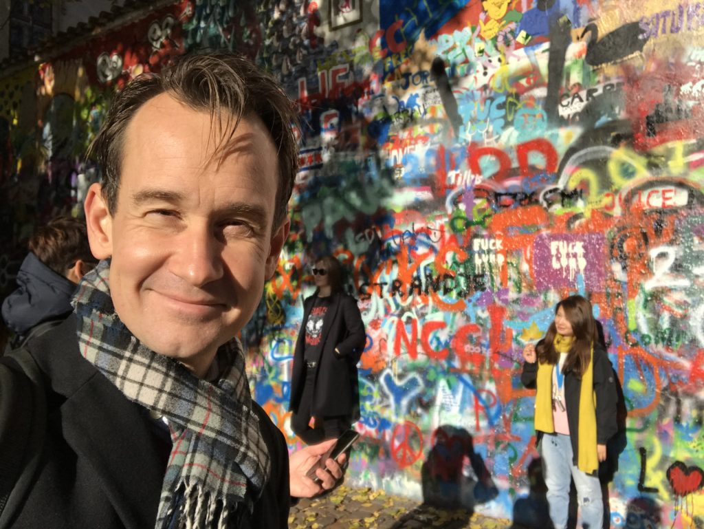 Sightseeing i Prag - John Lennon Wall