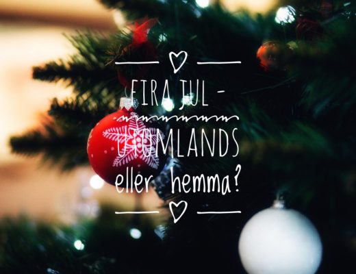 Fira jul utomlands eller hemma