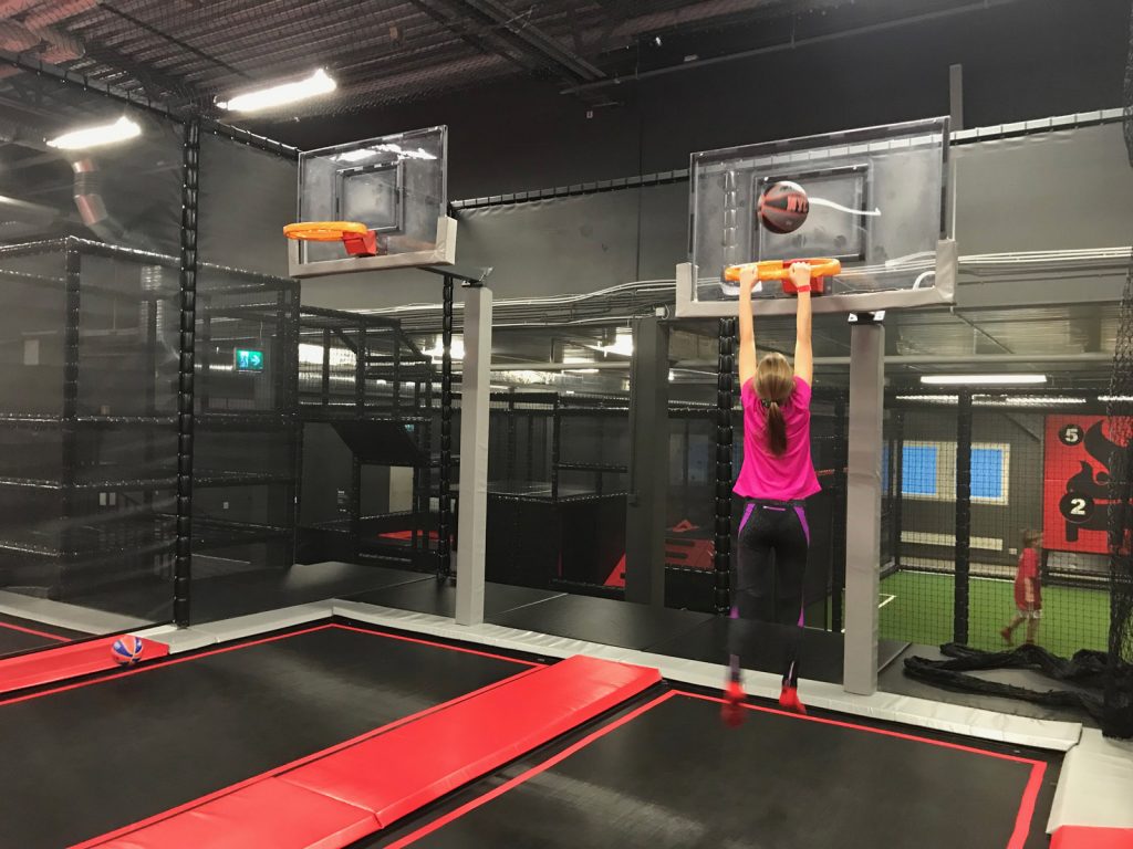 Trampolinpark i Stockholm