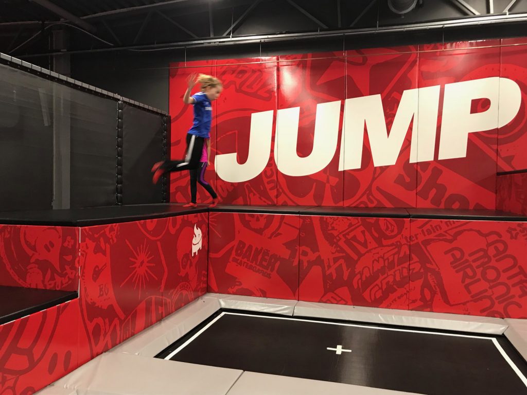 Studsmattor på JumpYard