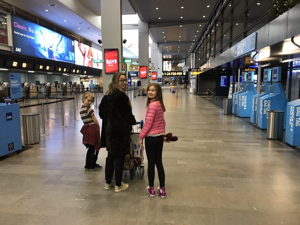 Öde Arlanda på julafton