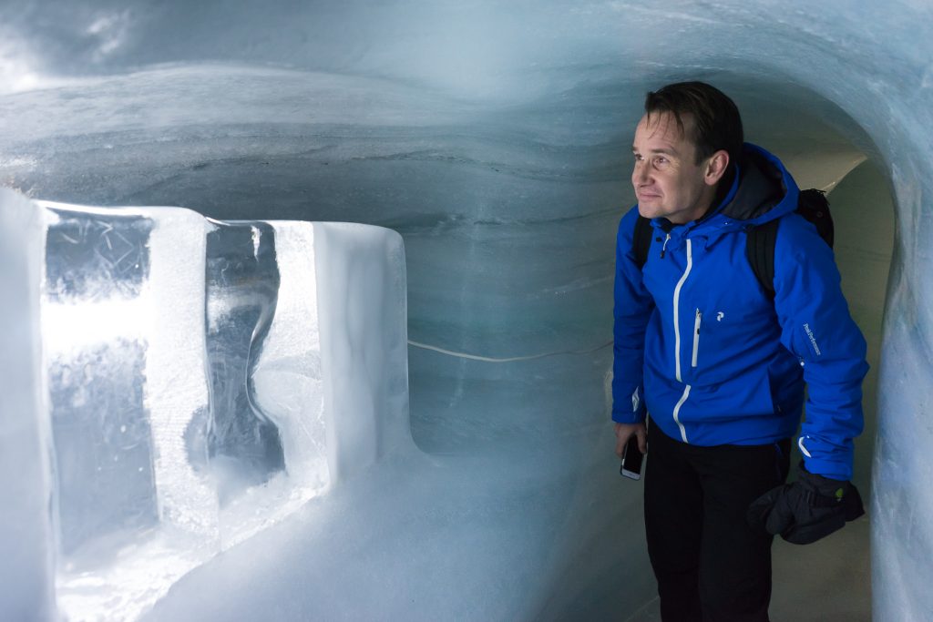 Ice Palace på Jungfraujoch 