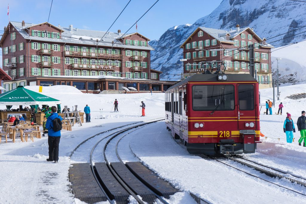 Kleine Scheidegg i Schweiz