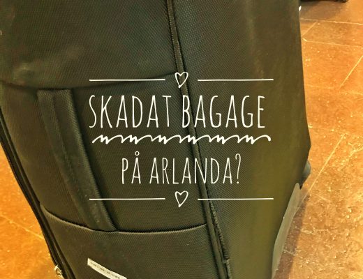 Skadat bagage på Arlanda
