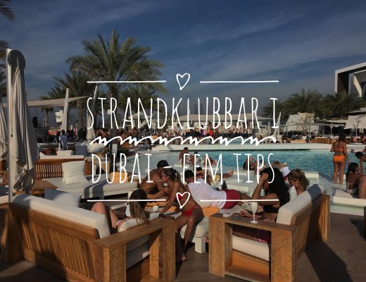 Strandklubbar i Dubai