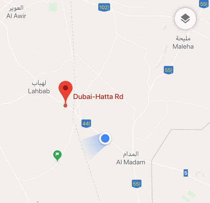 Dubais öken på egen hand
