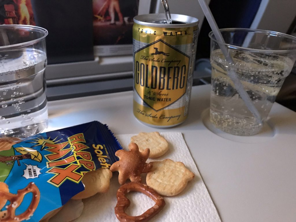 Mat och dryck på Lufthansa till Tokyo