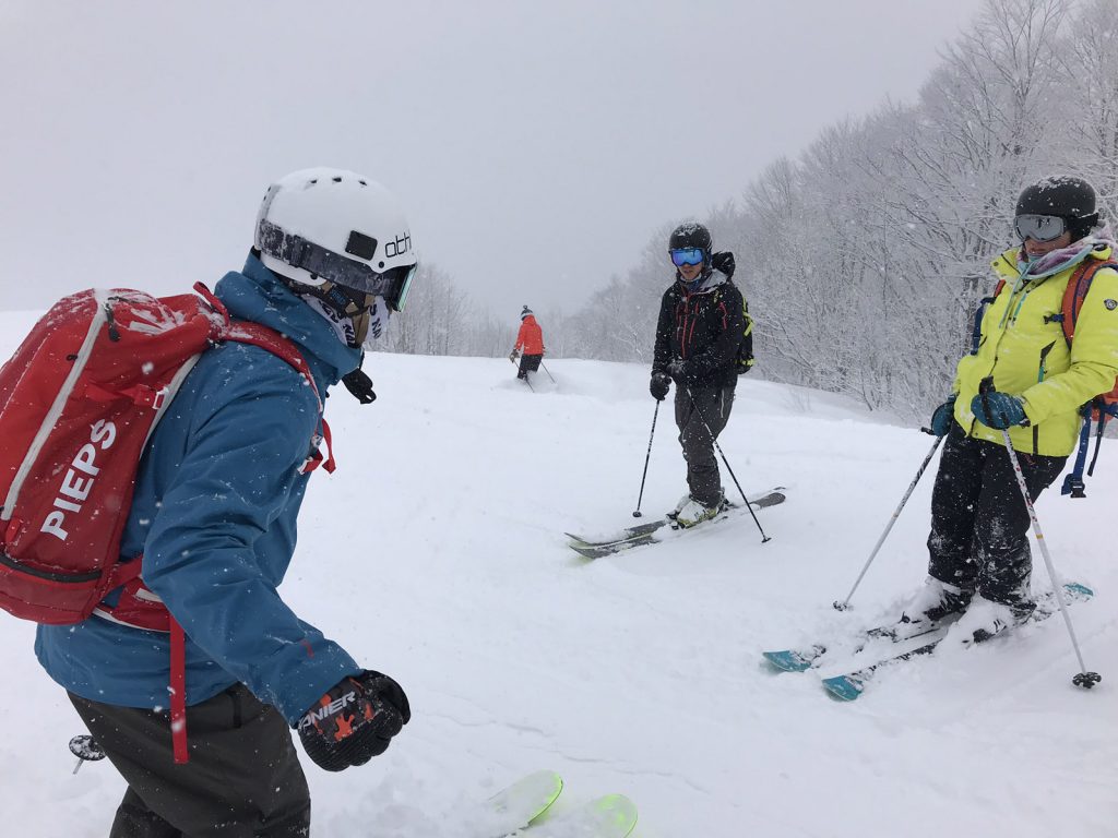 Skidåkning i Japan - off pist i Iwatake