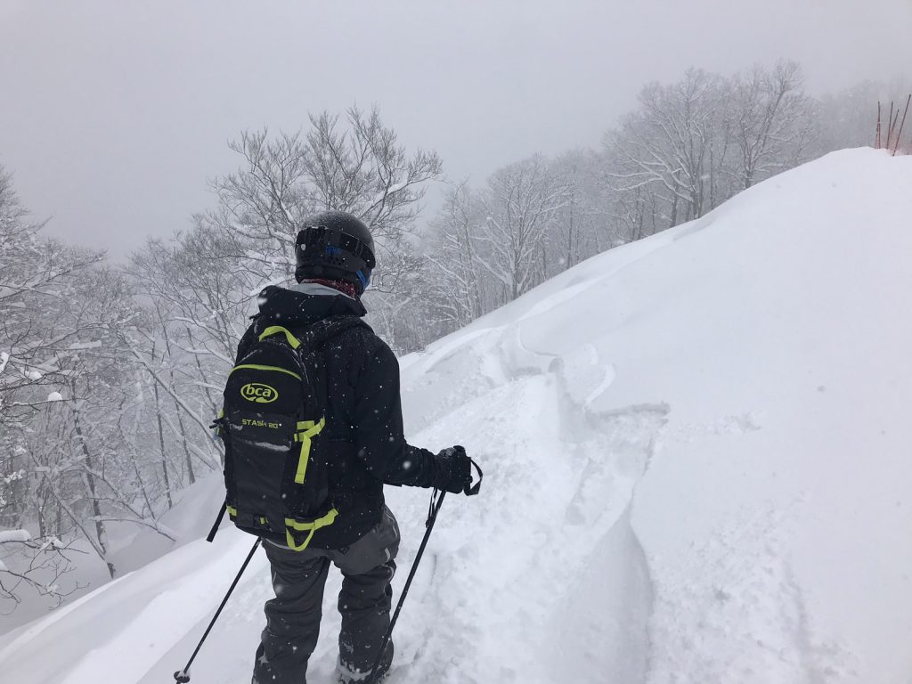 Skidåkning i Japan - off pist i Iwatake