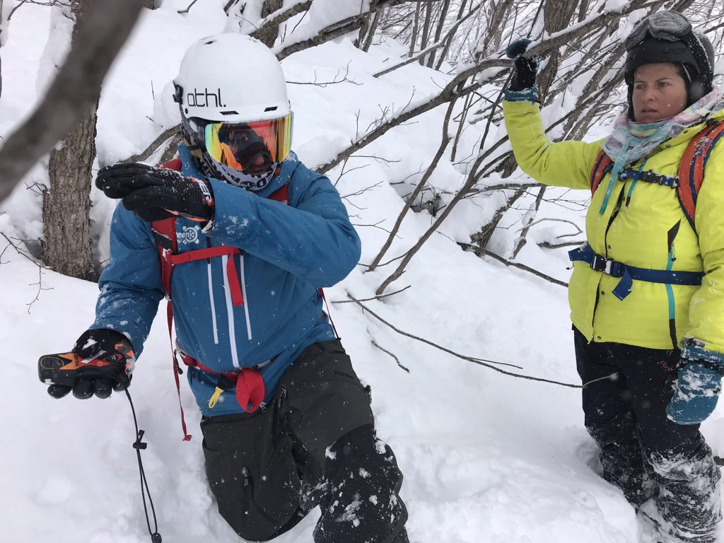 Skidåkning i Japan - off pist i Iwatake