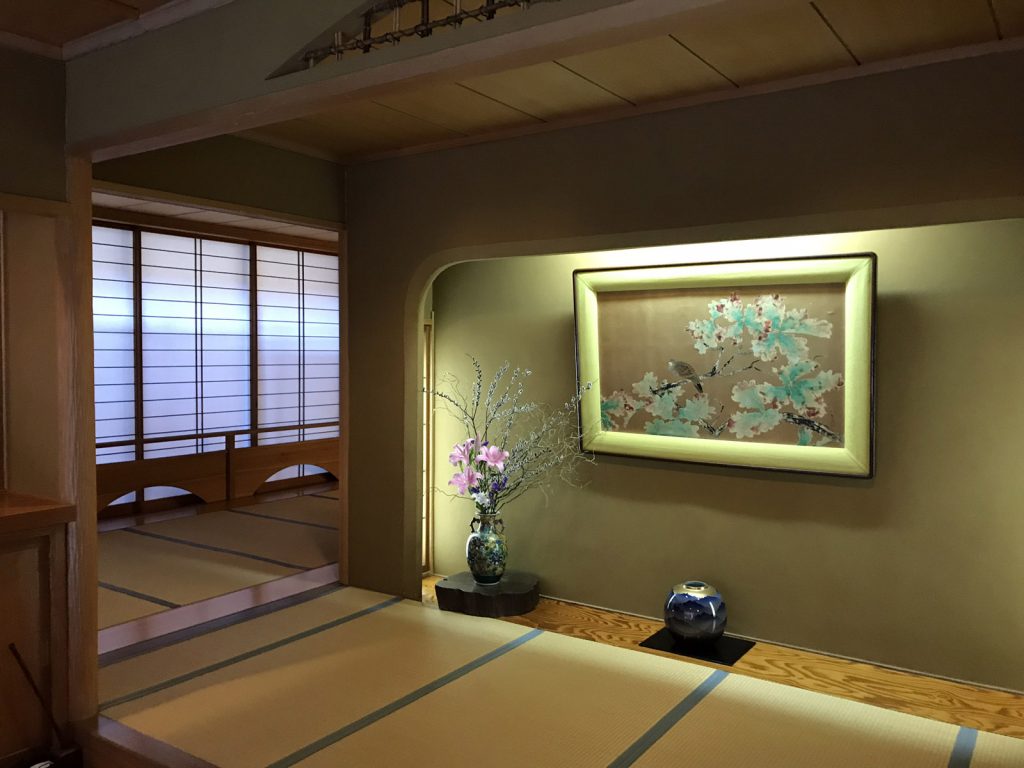 Rummet på ett Ryokan