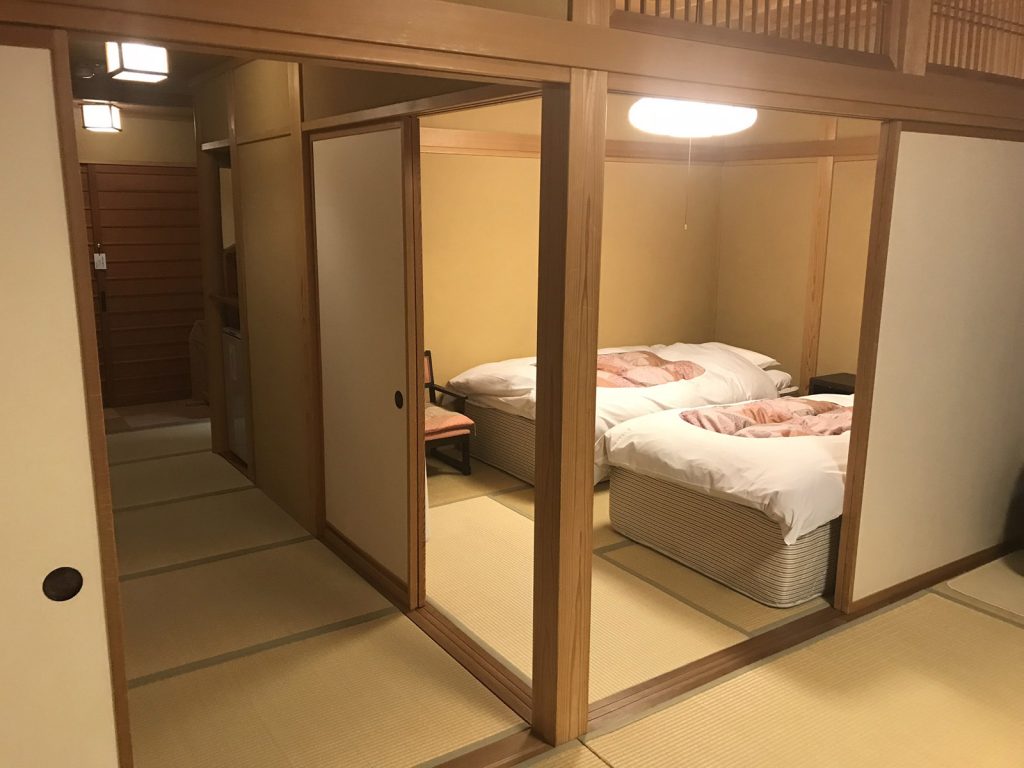 Rummet på ett Ryokan
