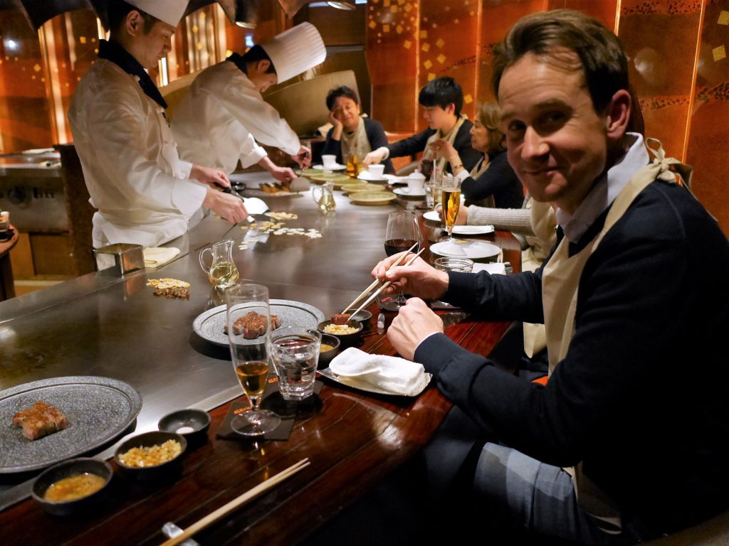 Teppanyaki i Tokyo