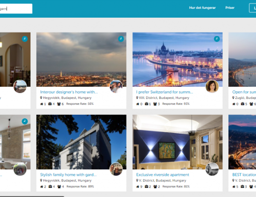 Byta bostad på semestern istället för hotell