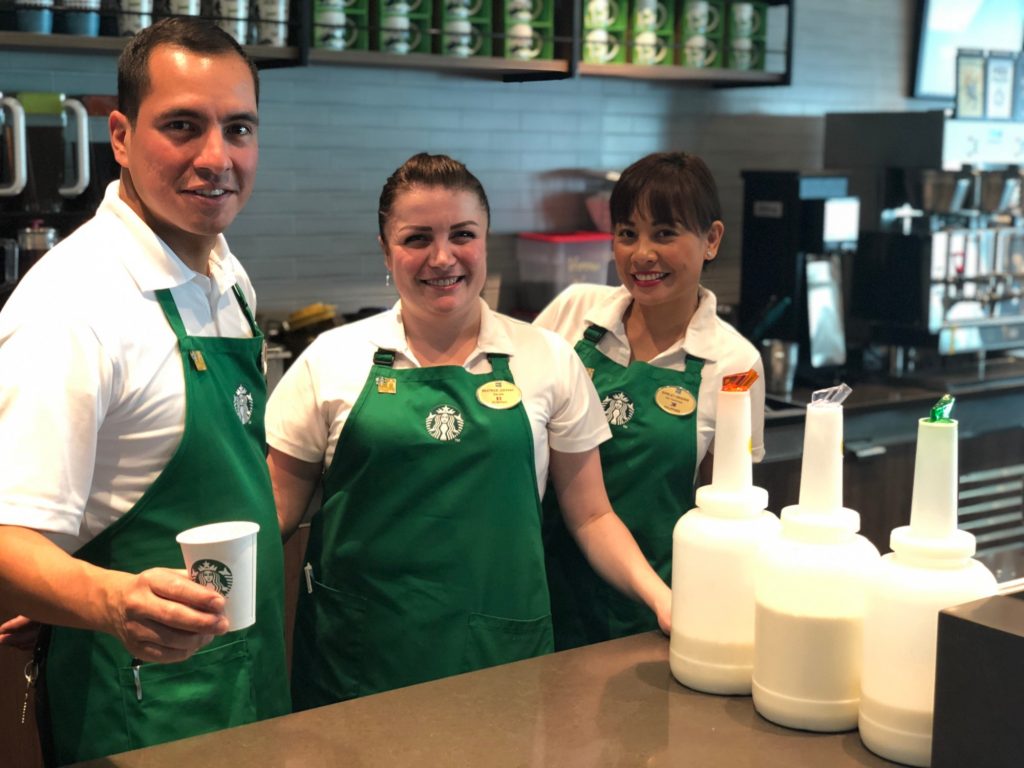 Starbucks på Norwegian Bliss