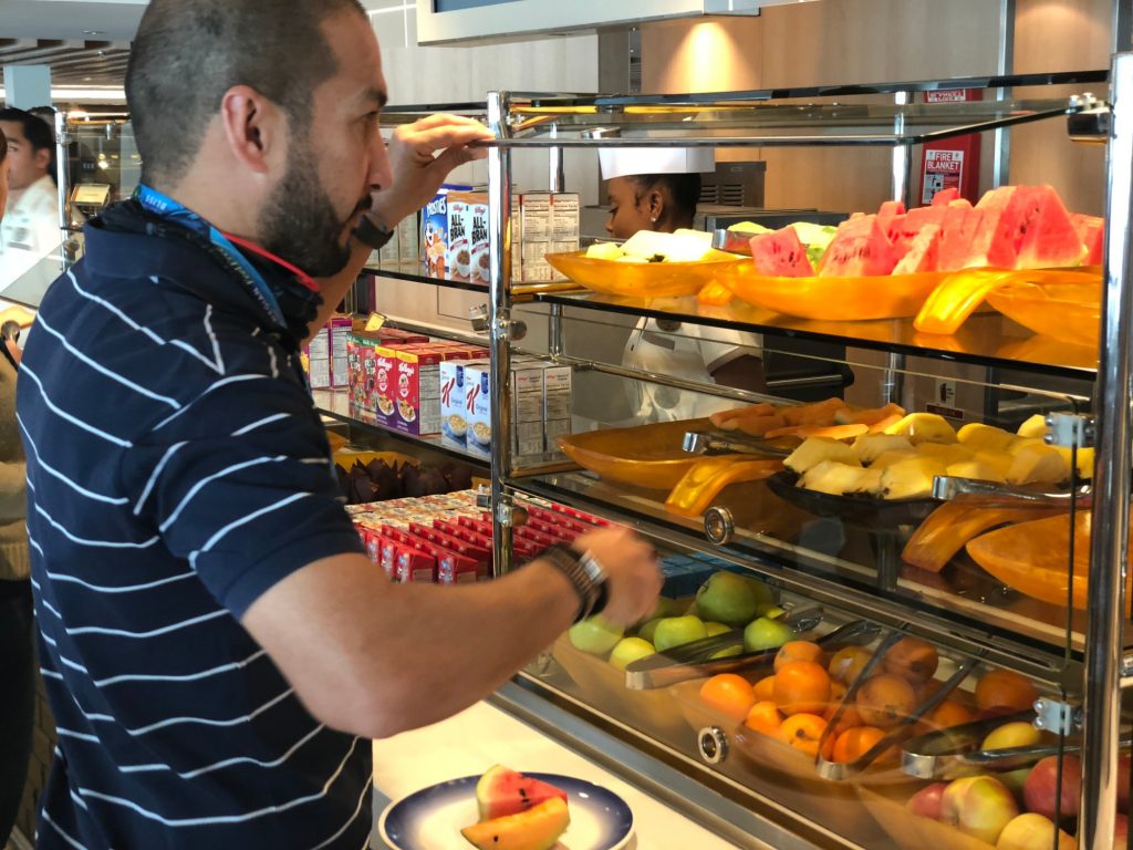 Frukosten på Norwegian Bliss