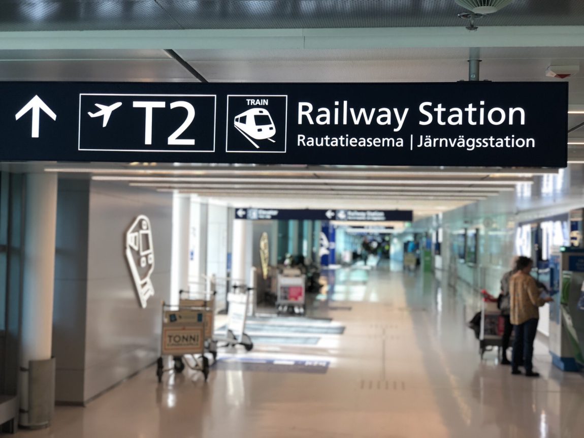 Tåg från Helsingfors flygplats