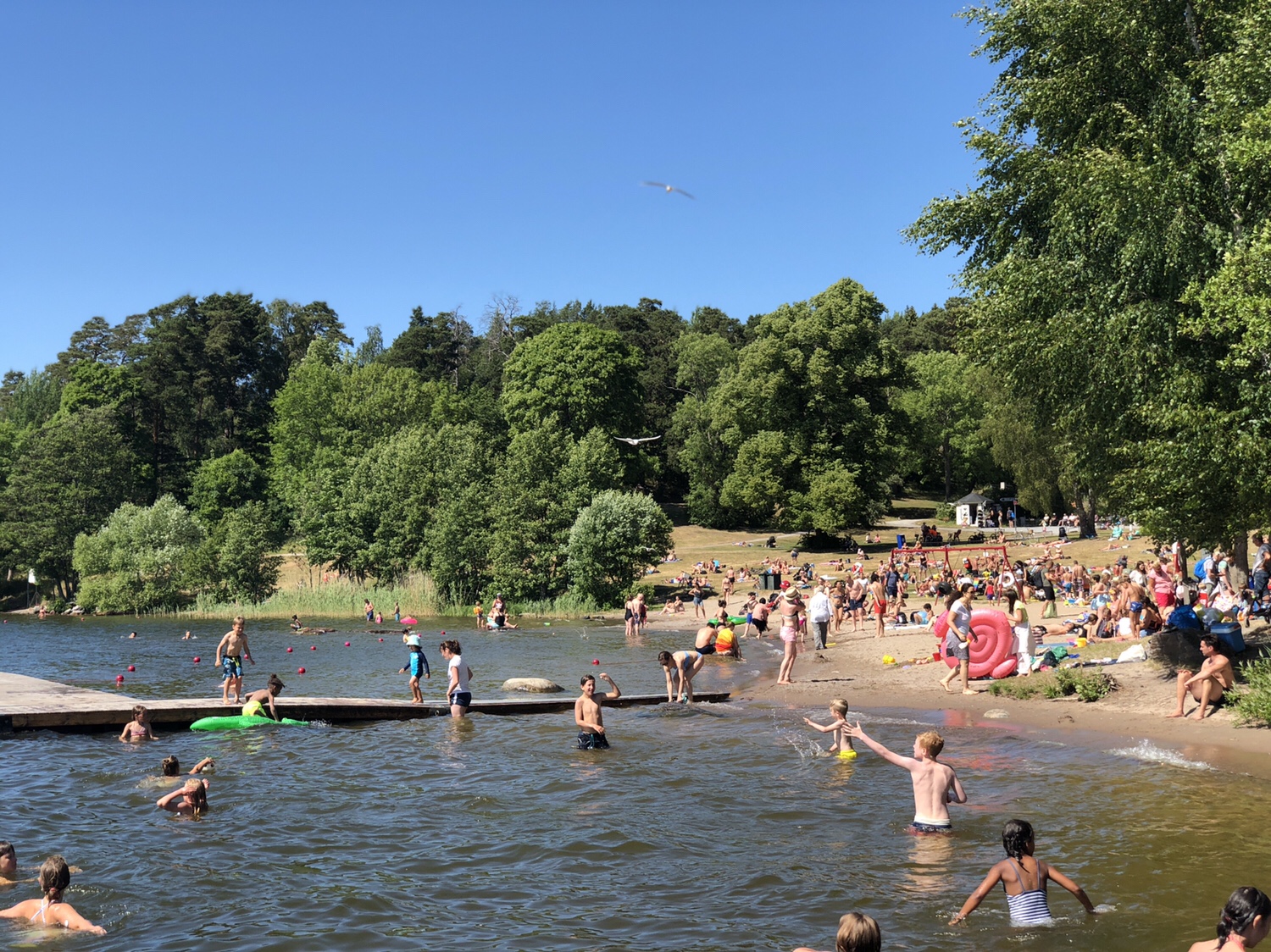 Kaananbadet - stor badplats med hopptorn