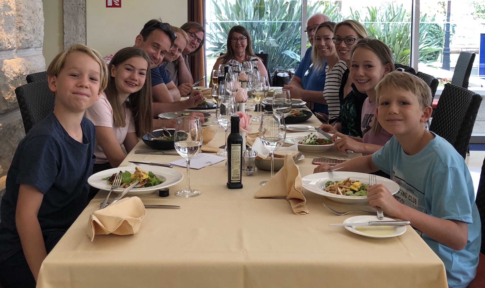 Lunch på Grand Hotel i Dubrovnik