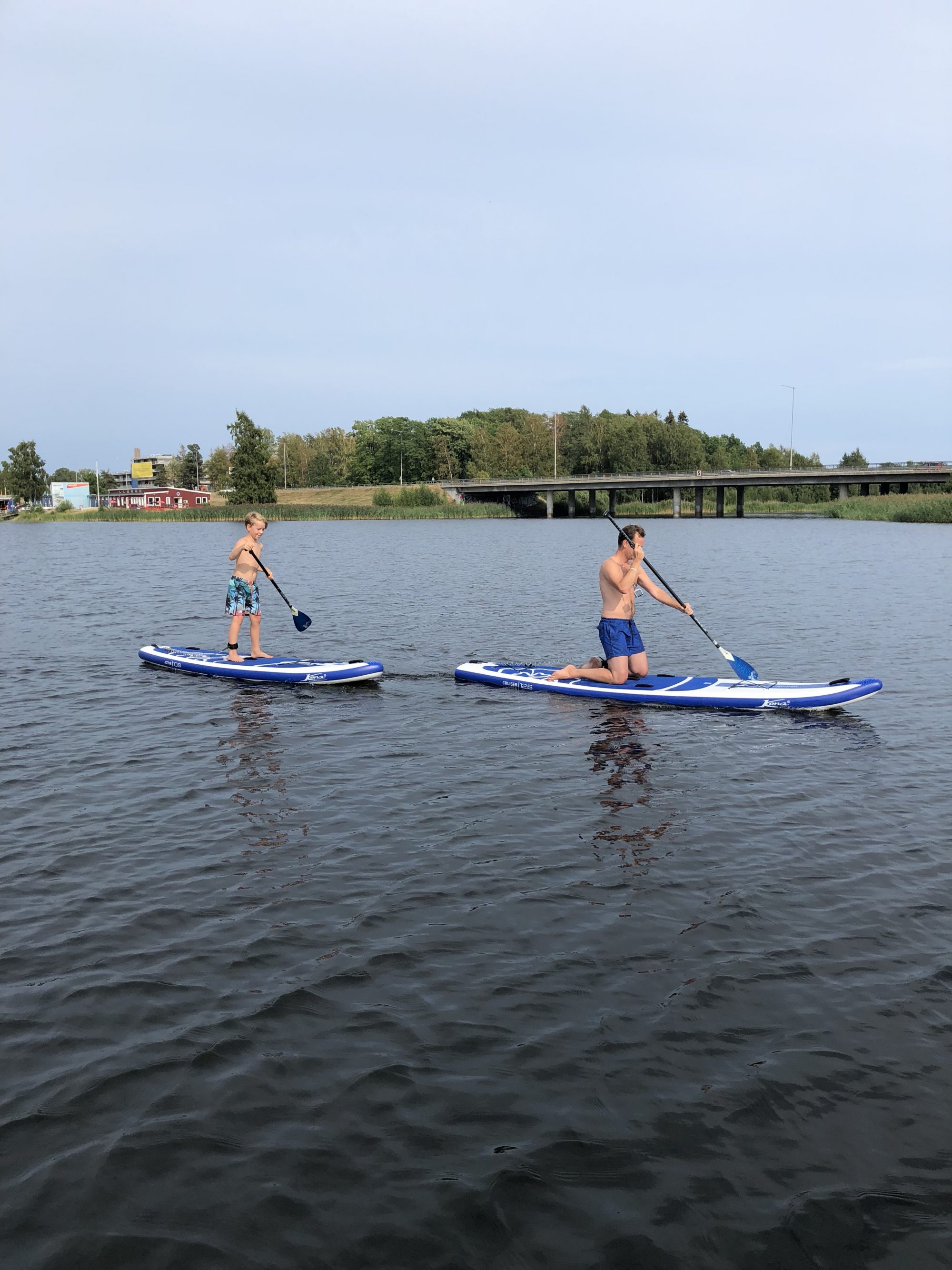 Stand up paddling på Klarälven