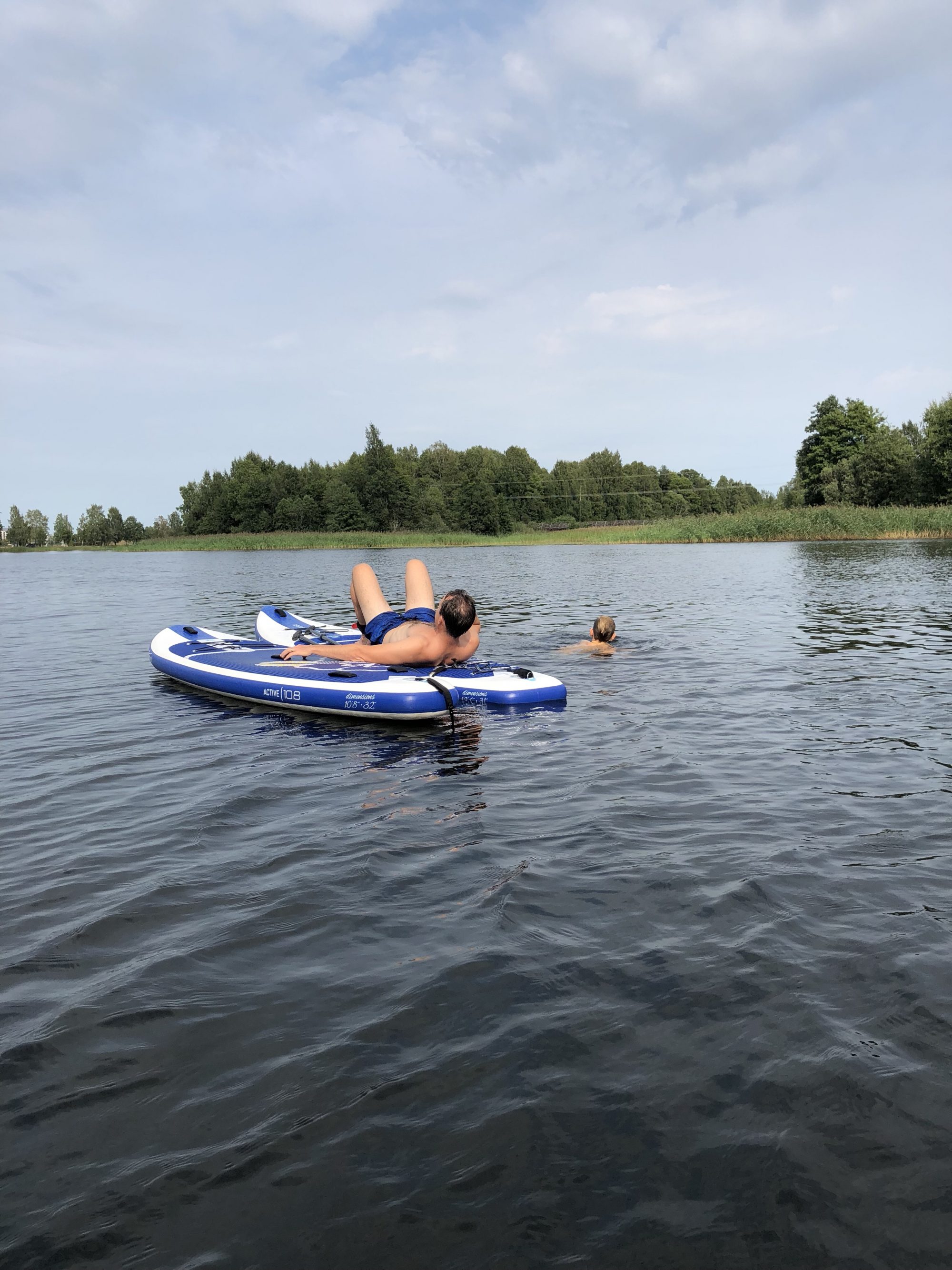 Stand up paddling på Klarälven