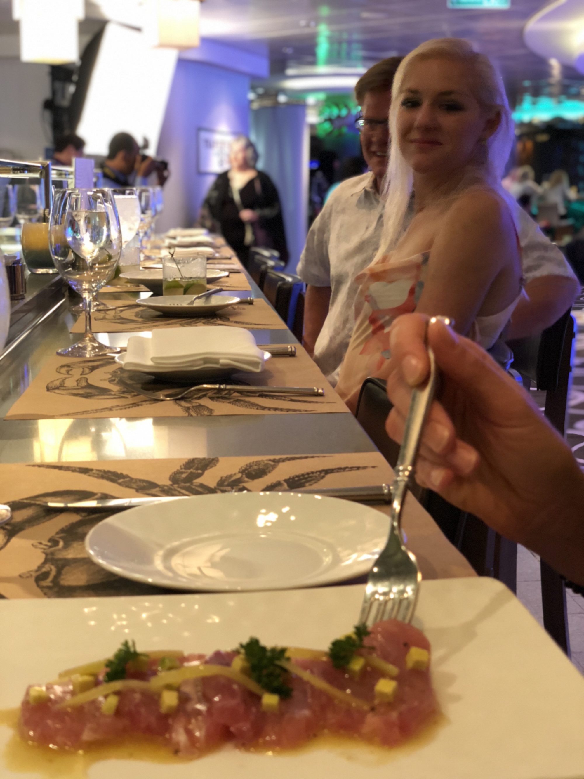 Raw Bar på Norwegian Getaway